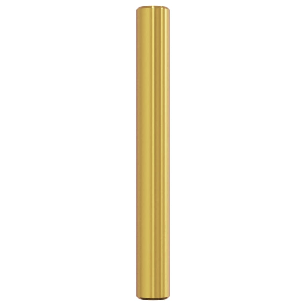 vidaXL skapja rokturi, 20 gab., zelta, 64 mm, nerūsējošais tērauds