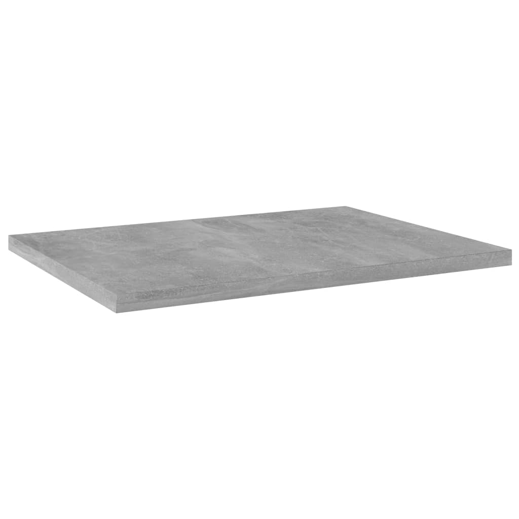 vidaXL plauktu dēļi, 8 gab., betonpelēki, 40x30x1,5 cm, skaidu plāksne