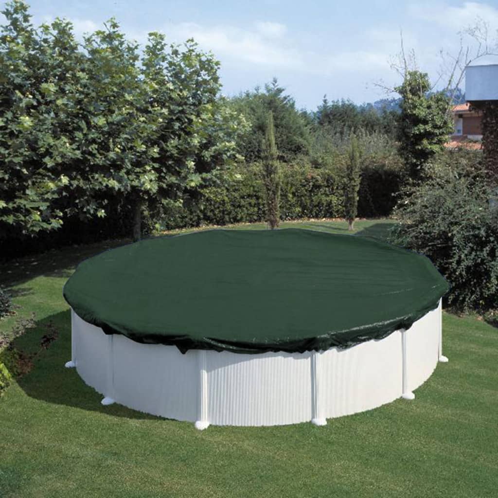 Summer Fun baseina pārklājs, apaļš, 400-420 cm, PVC, zaļš