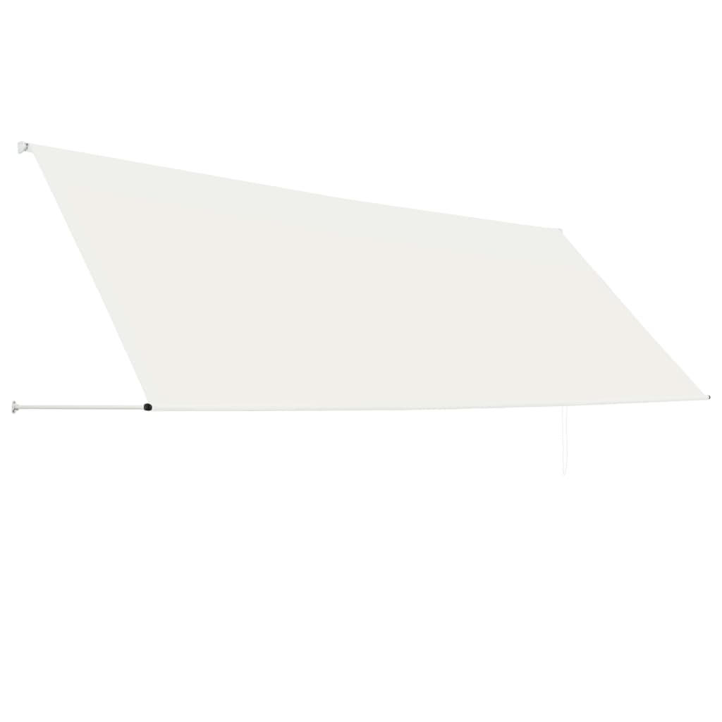 vidaXL markīze, 400x150 cm, sarullējama, krēmkrāsas