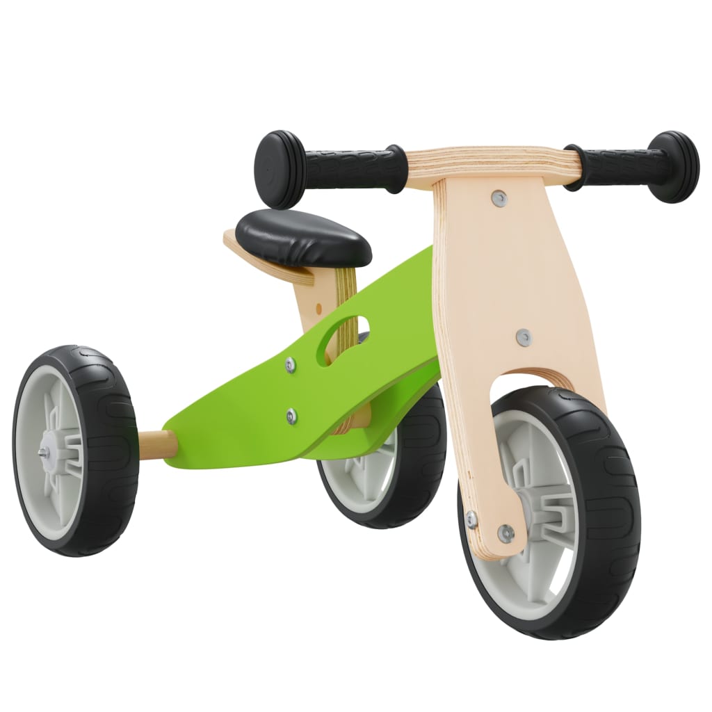 vidaXL līdzsvara ritenis bērniem, zaļš