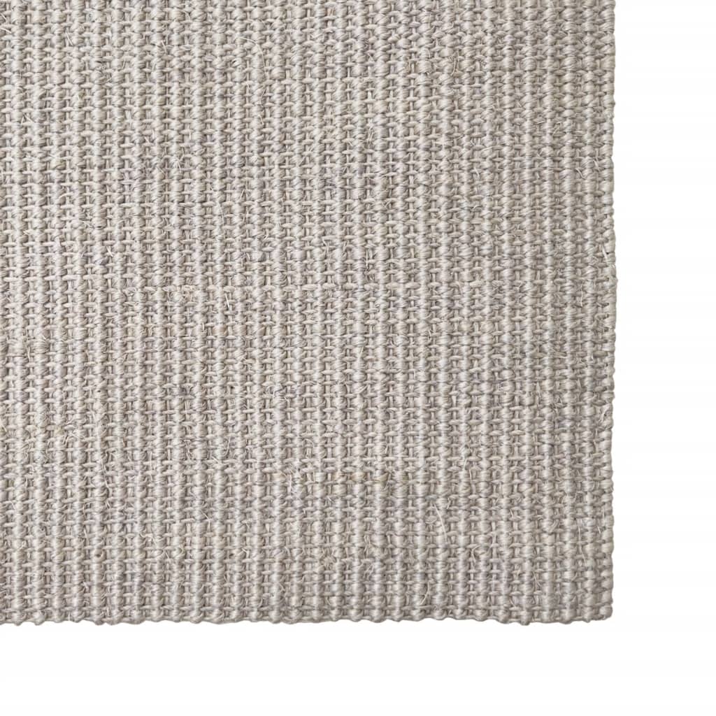 vidaXL paklājs, dabīgs sizals, 80x300 cm, smilšu krāsa