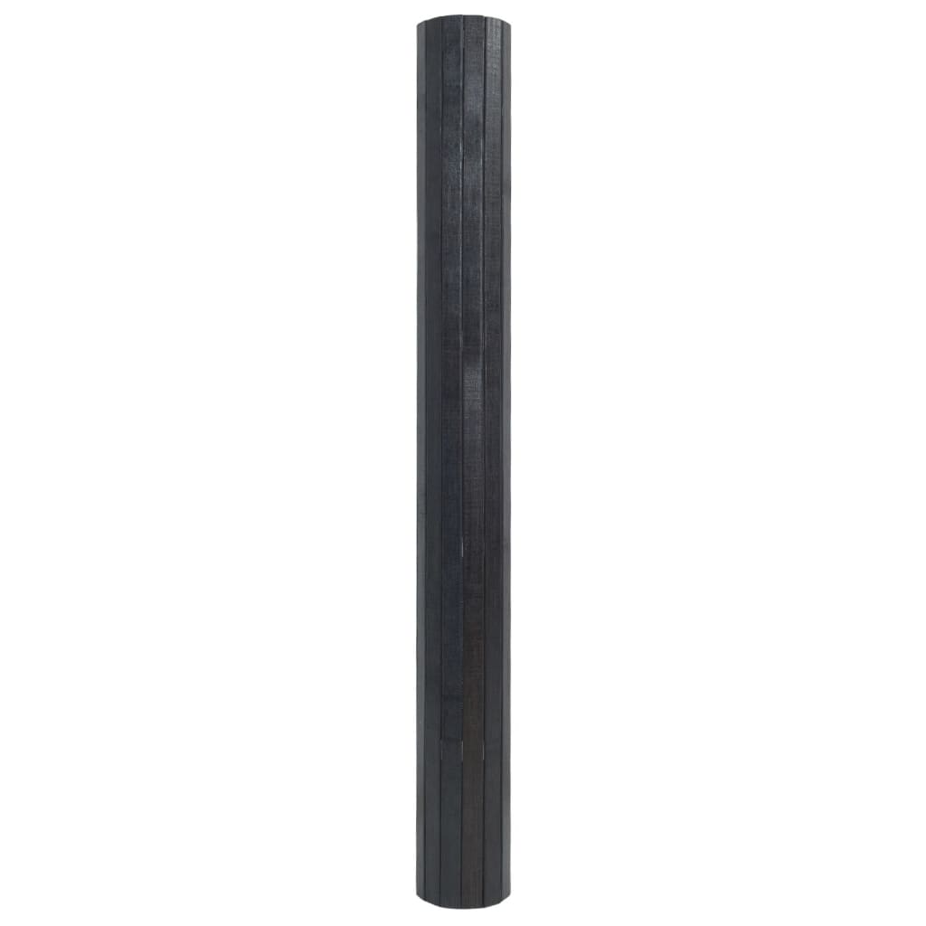 vidaXL paklājs, taisnstūra forma, pelēks, 60x300 cm, bambuss