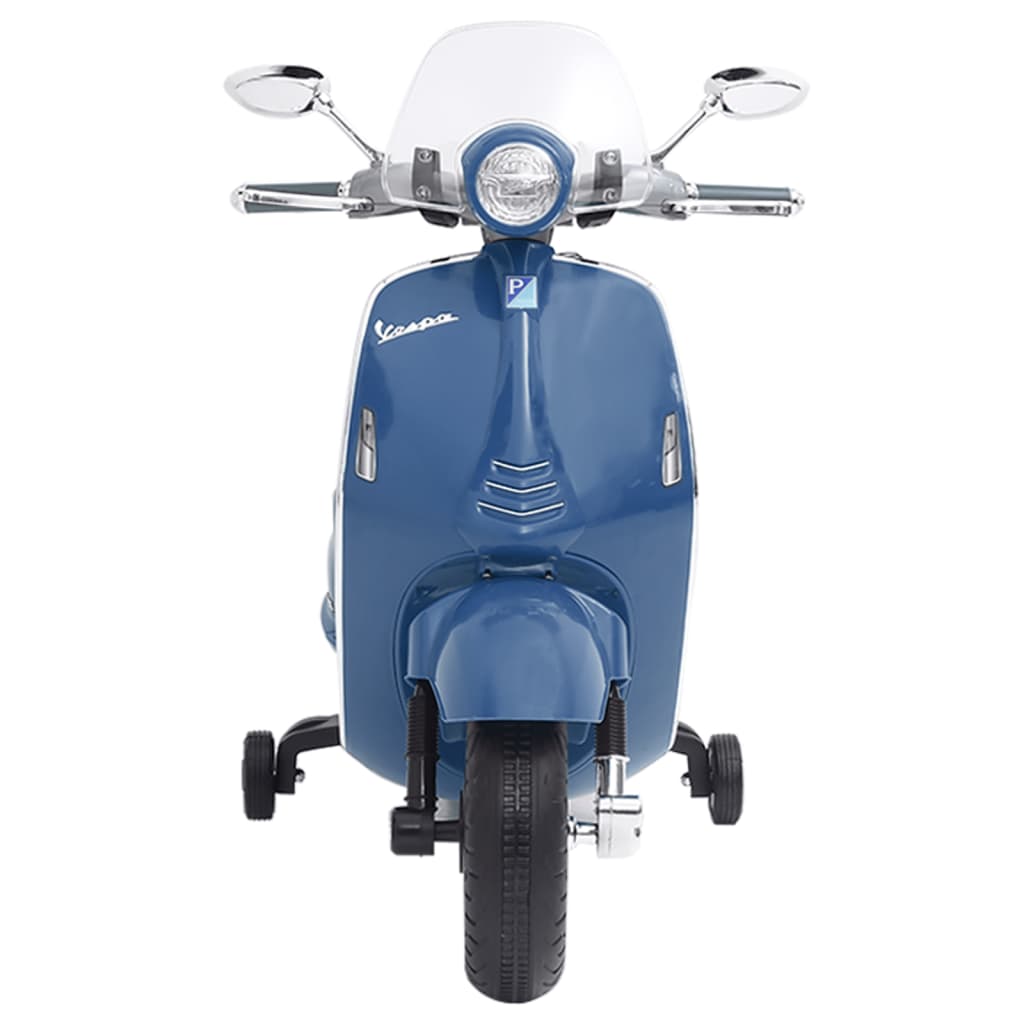 vidaXL elektrisks bērnu motocikls Vespa GTS300, zils