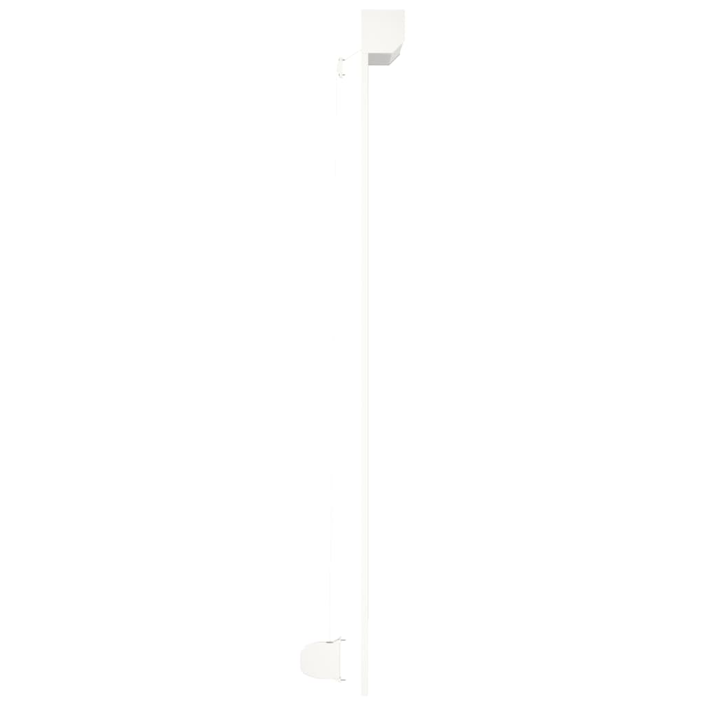 vidaXL ruļļu slēģis, 110x220 cm, alumīnijs, balts