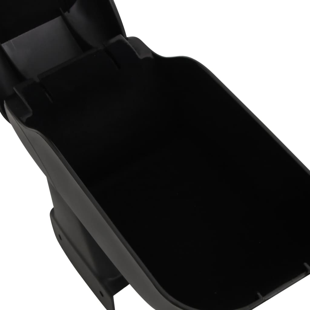 vidaXL automašīnas roku balsts, melns, 13x31x(31-44) cm, ABS
