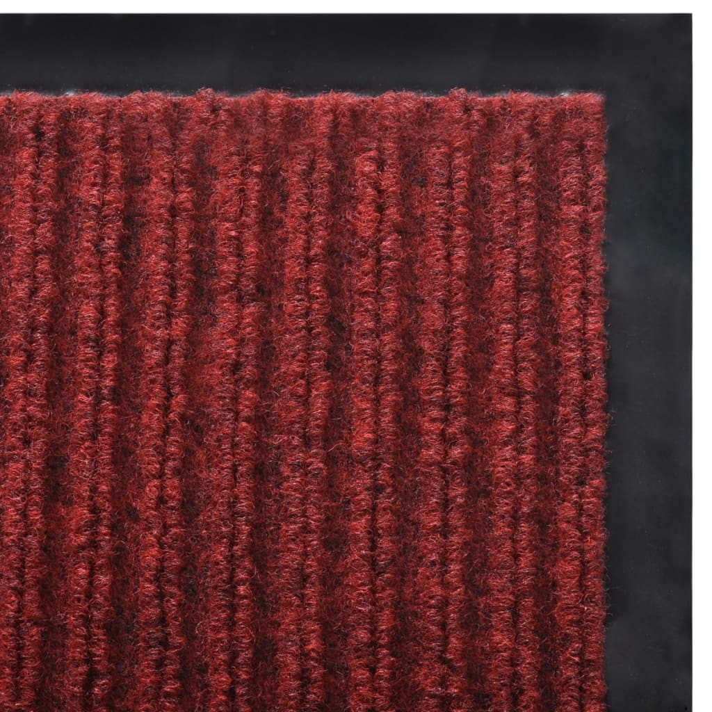 Sarkans PVC durvju paklājs 90 x 60 cm