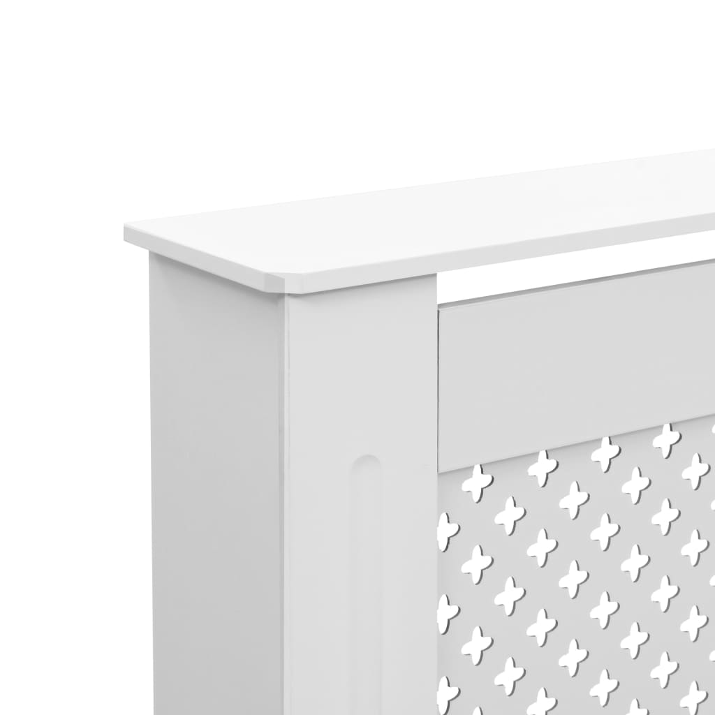 vidaXL radiatora pārsegi, 2 gab., balti, 172x19x81,5 cm, MDF