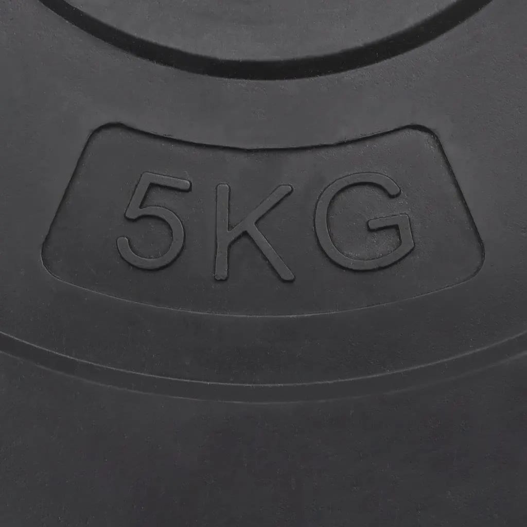 vidaXL svaru diski, 6 gab., 30 kg, cements