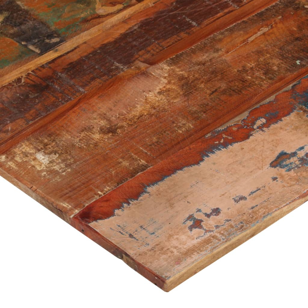 vidaXL galda virsma, kvadrāta, 80x80 cm, 15-16 mm, pārstrādāts koks