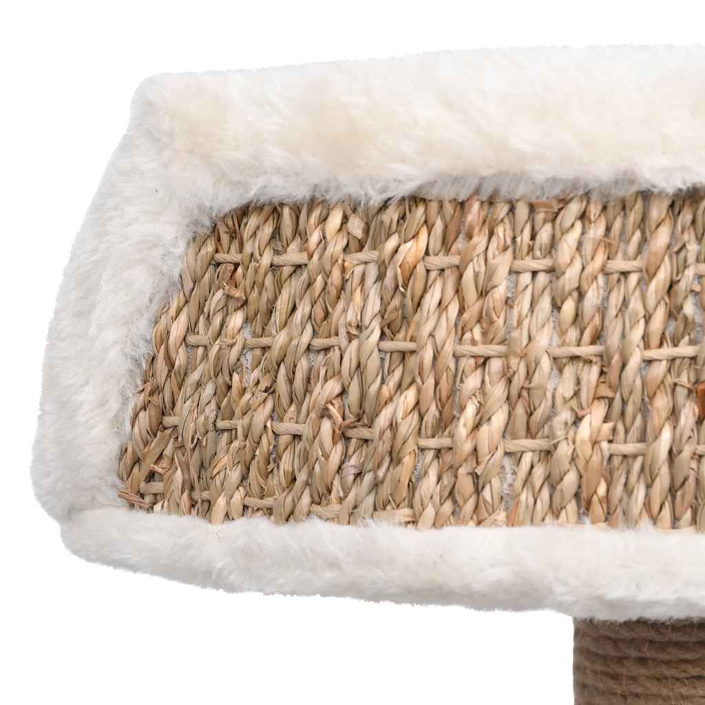 vidaXL kaķu māja ar stabu nagu asināšanai, 49 cm, jūraszāles