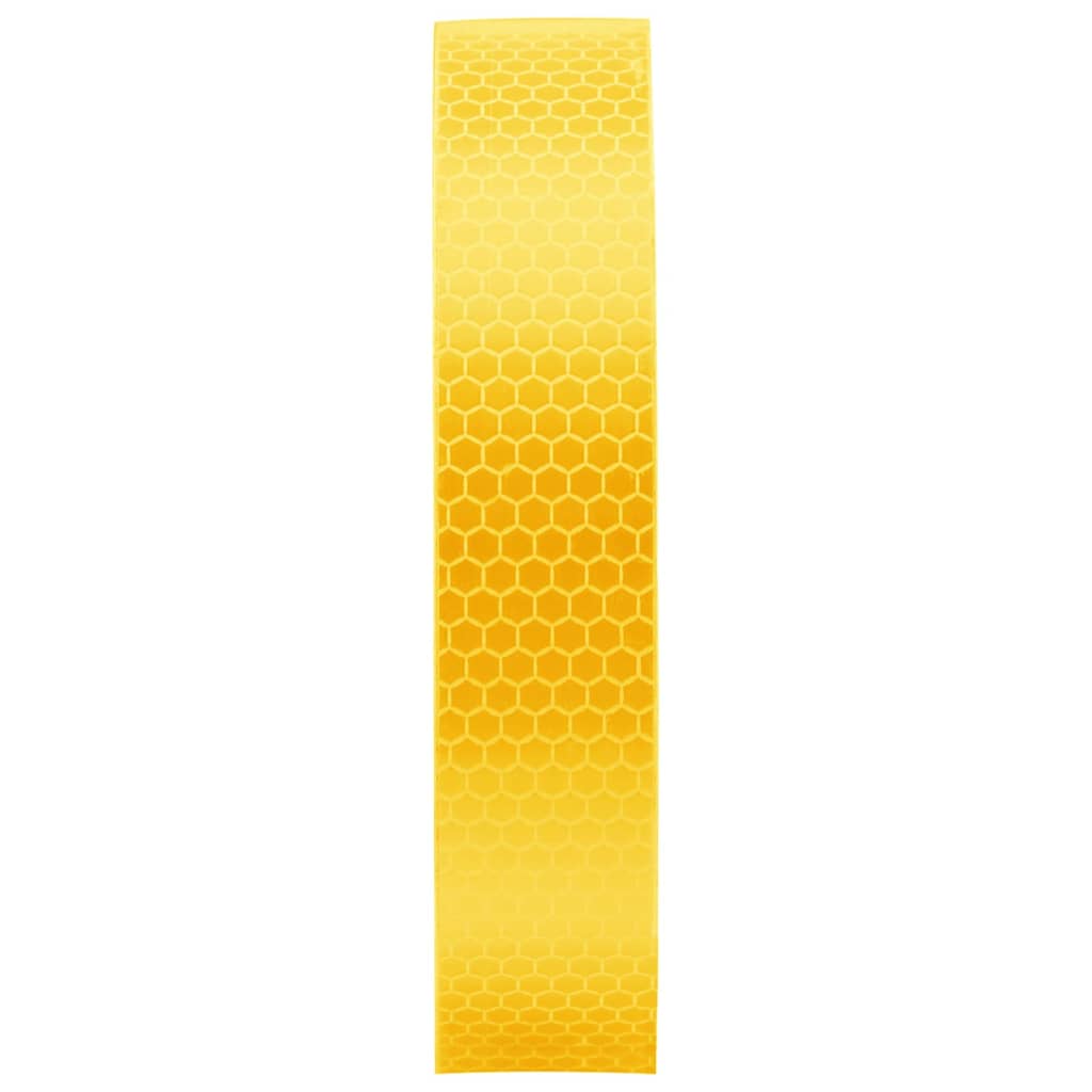 vidaXL atstarojoša līmlente, dzeltena, 2,5 cmx20 m, PVC