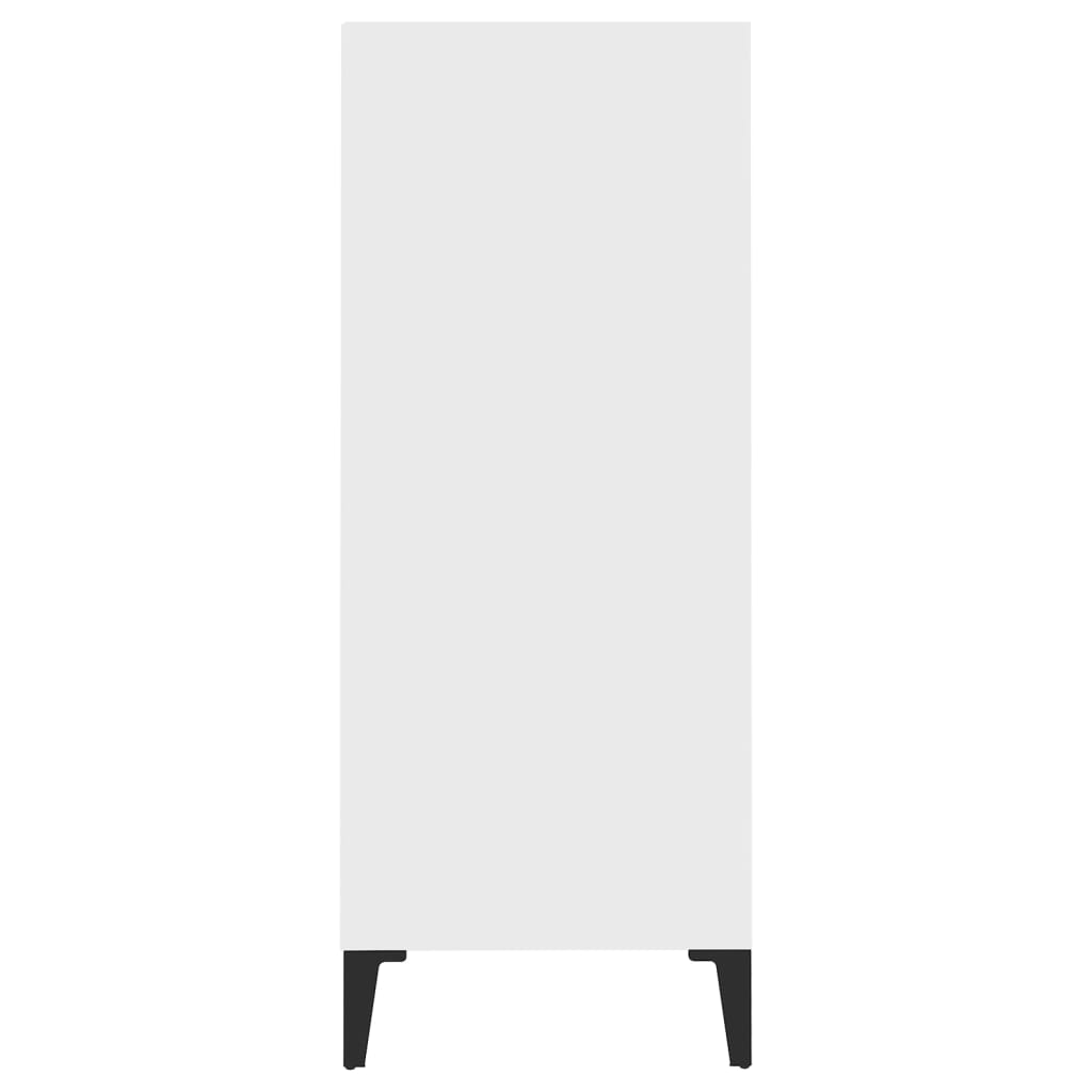 vidaXL kumode, balta, 57x35x90 cm, kokskaidu plātne