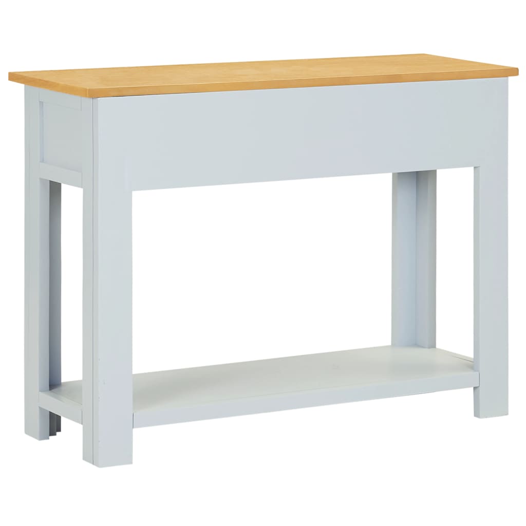 vidaXL konsoles galdiņš, 83x30x73 cm, ozola masīvkoks