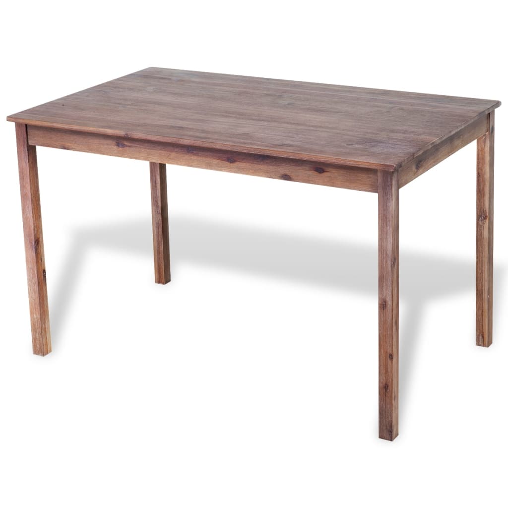 vidaXL virtuves galds no akācija koka, 120x70x75 cm