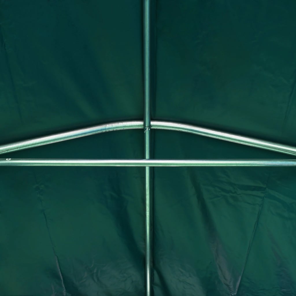 vidaXL garāžas telts, PVC, 1,6x2,4 m, zaļa