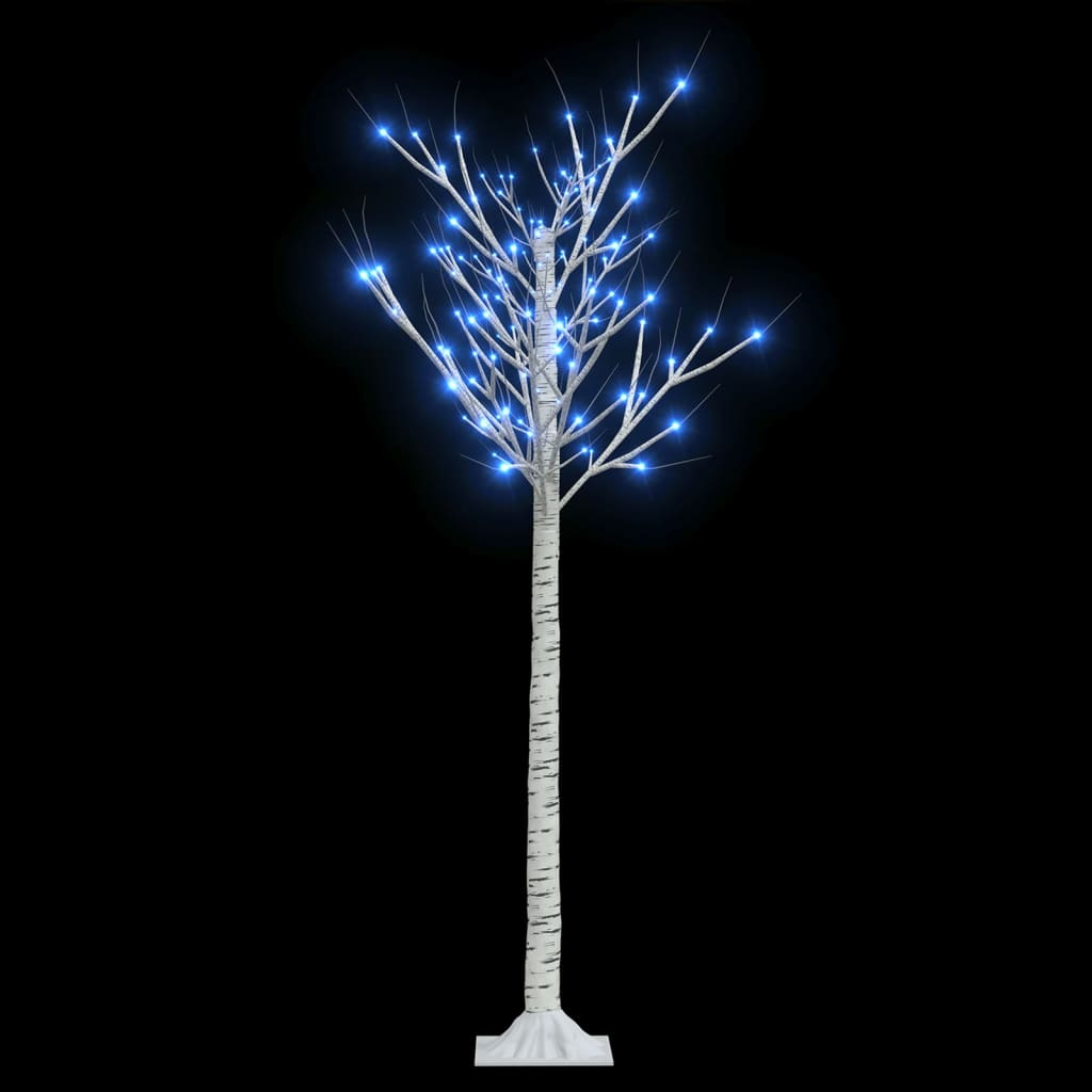 vidaXL Ziemassvētku koks, 140 LED, zila gaisma, 1,5 m