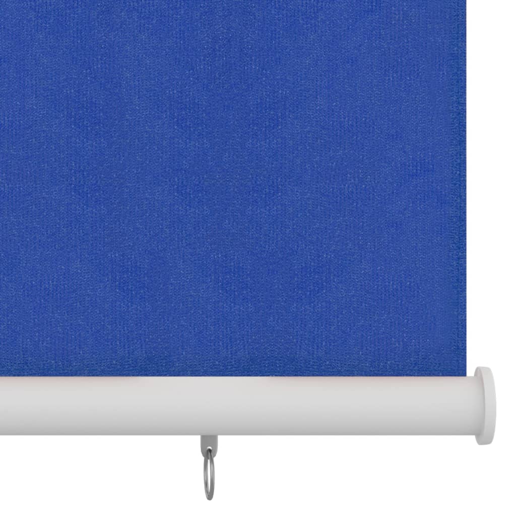 vidaXL āra ruļļu žalūzijas, 180x140 cm, zilas, HDPE