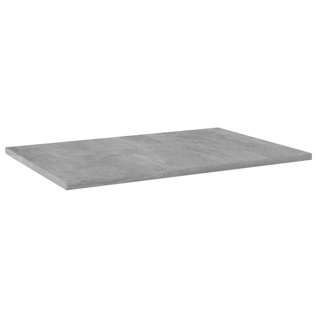 vidaXL plauktu dēļi, 8 gab., betonpelēki, 60x40x1,5 cm, skaidu plāksne