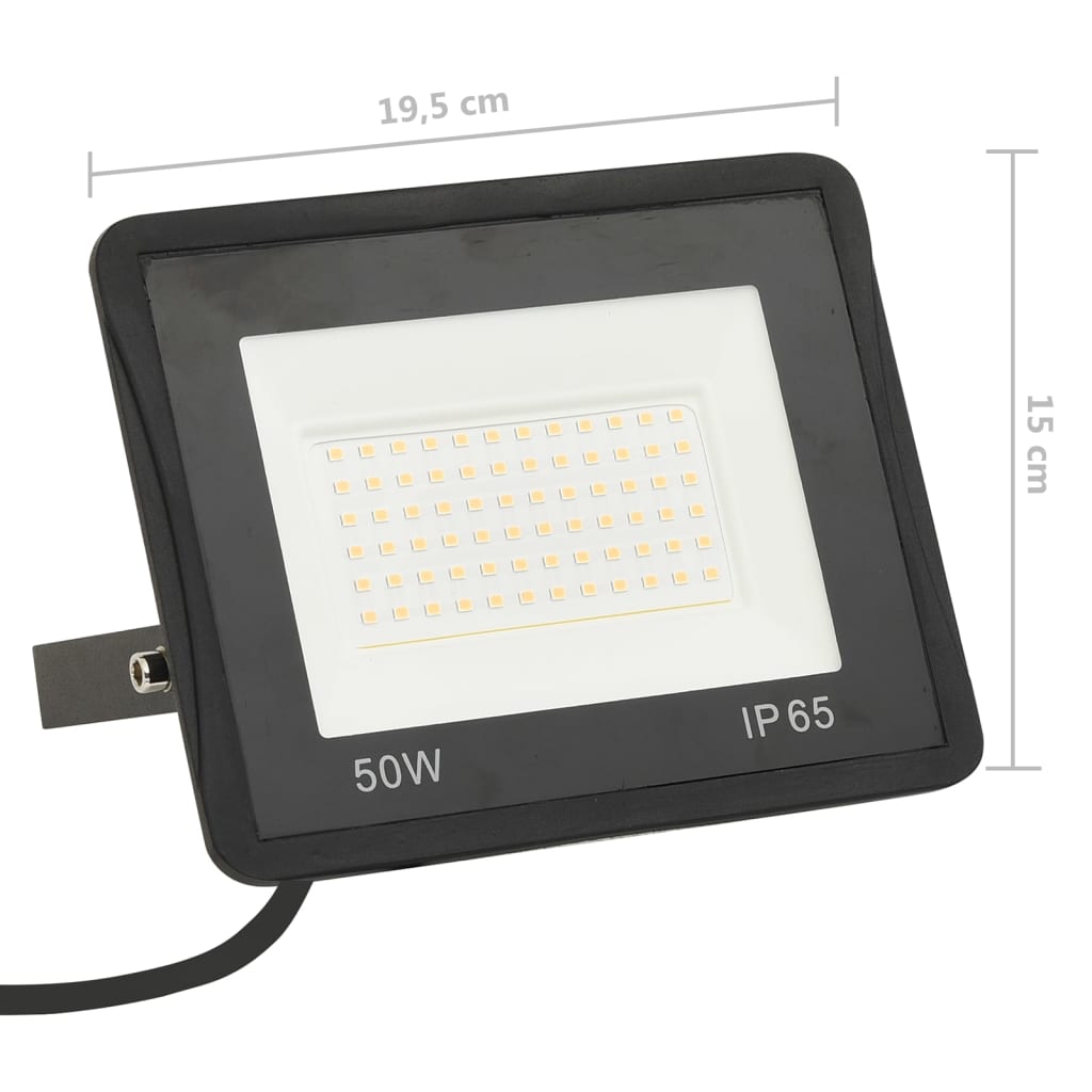vidaXL LED prožektori, 2 gab., 50 W, vēsi balta gaisma