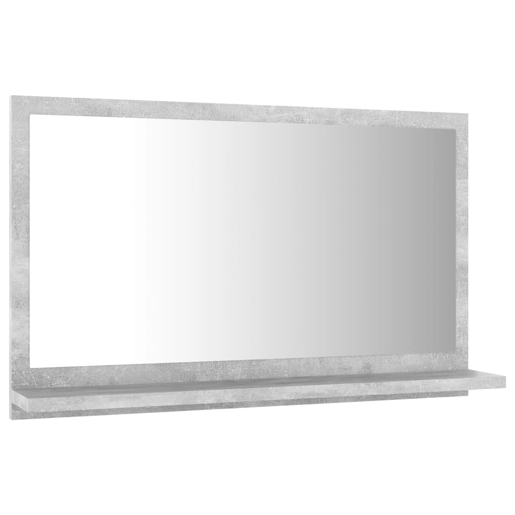 vidaXL vannasistabas spogulis, betona pelēks, 60x10,5x37 cm