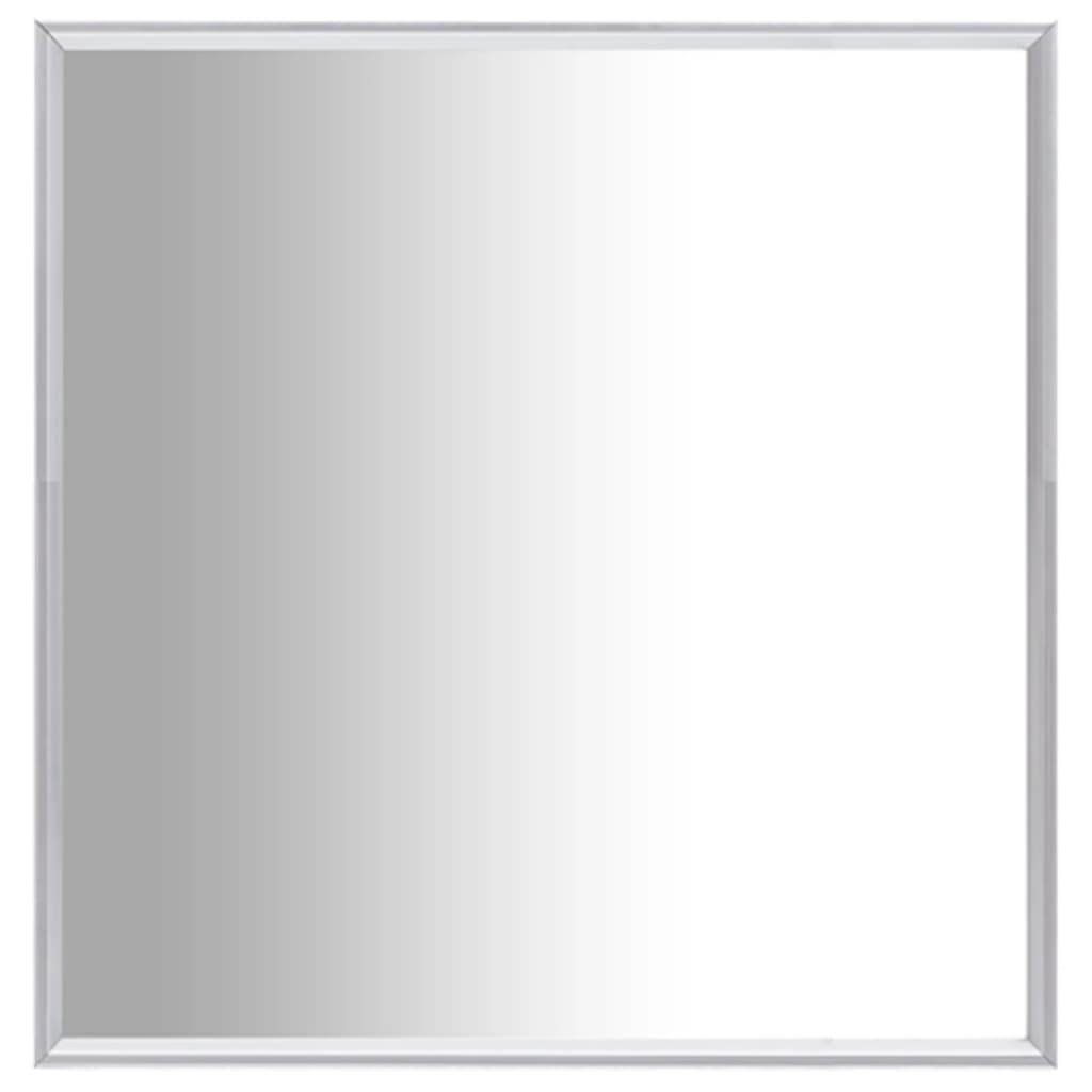 vidaXL spogulis, 60x60 cm, sudraba krāsā