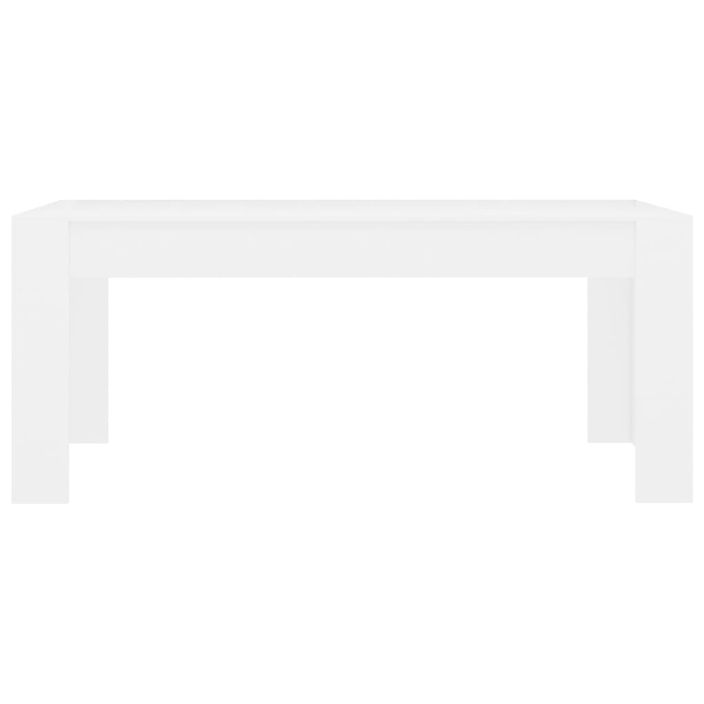 vidaXL virtuves galds, balts, 180x90x76 cm, skaidu plāksne