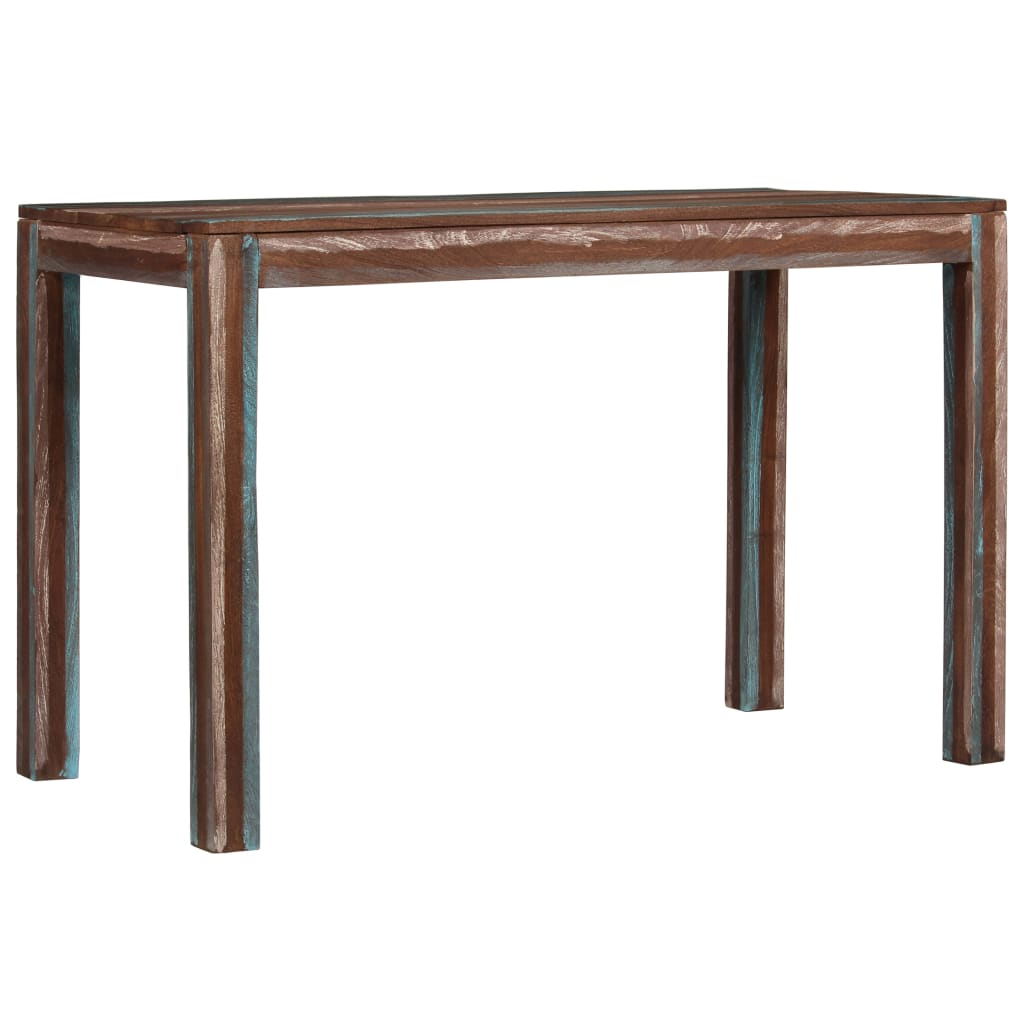 vidaXL virtuves galds, antīks stils, 118x60x76 cm, masīvkoks