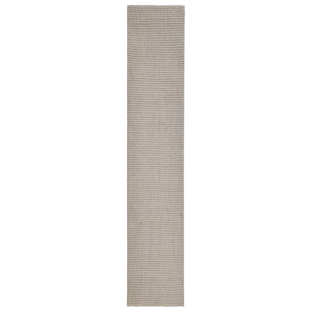 vidaXL paklājs, dabīgs sizals, 66x350 cm, smilšu krāsa
