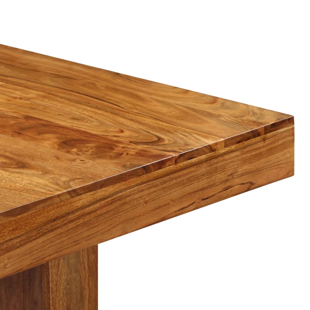 vidaXL virtuves galds, 180x90x75 cm, akācijas masīvkoks