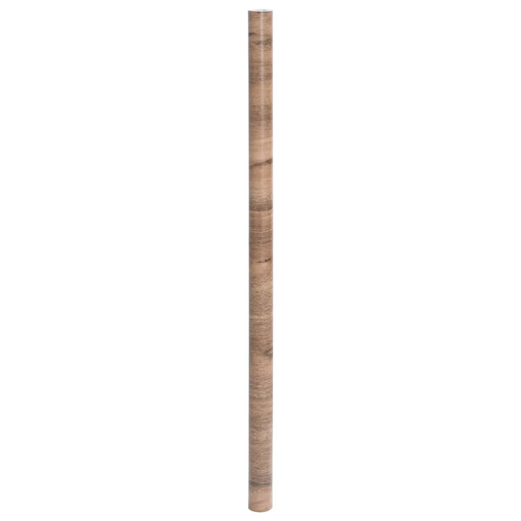 vidaXL mēbeļu līmplēve, pašlīmējoša, koka imitācija, 90x500 cm, PVC