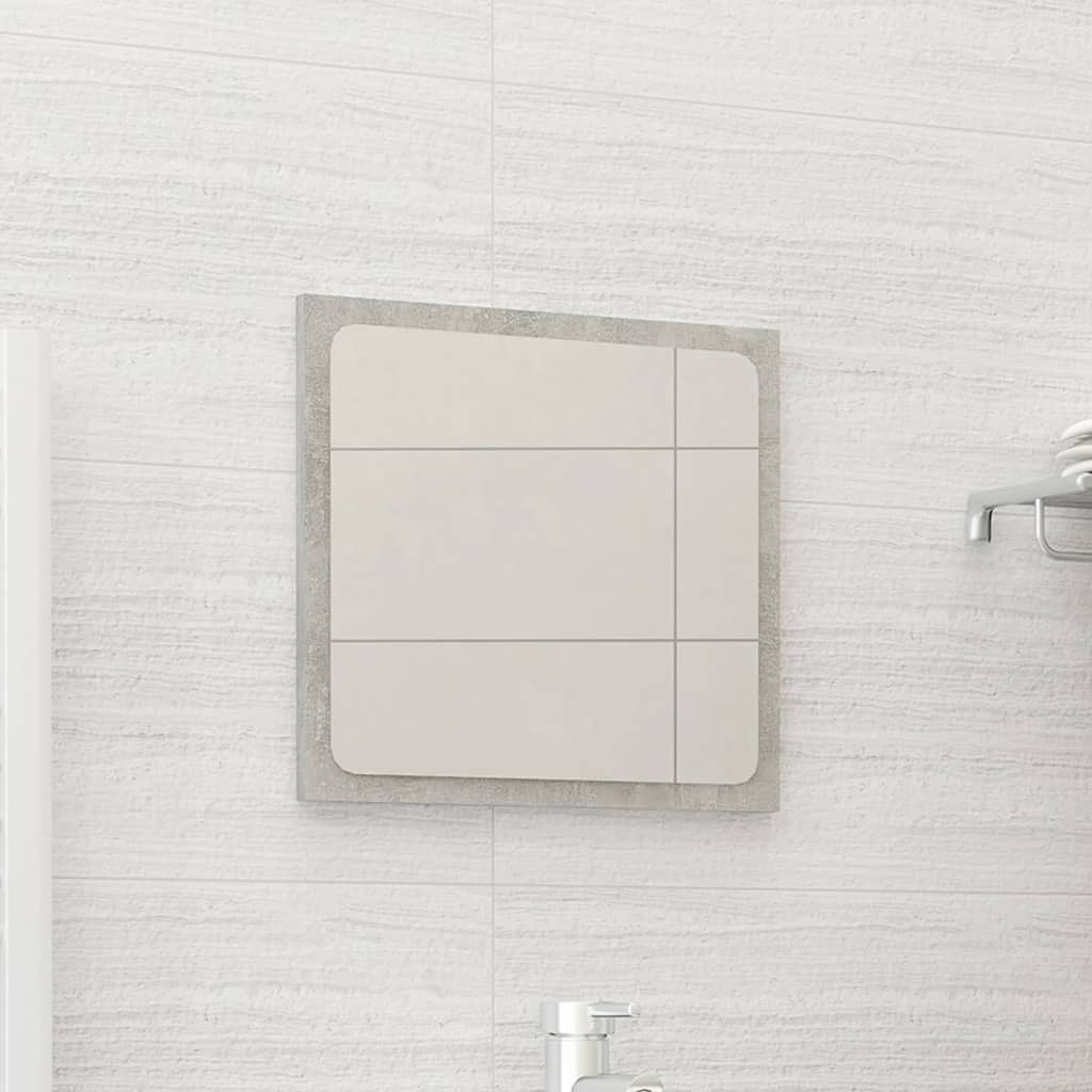 vidaXL vannasistabas spogulis, pelēks, 40x1,5x37 cm, skaidu plāksne