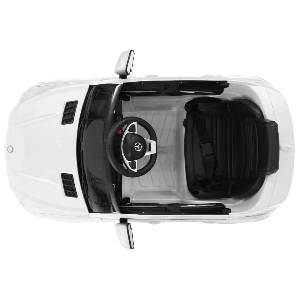 vidaXL bērnu rotaļu auto, Mercedes Benz GLE63S, plastmasa, balts