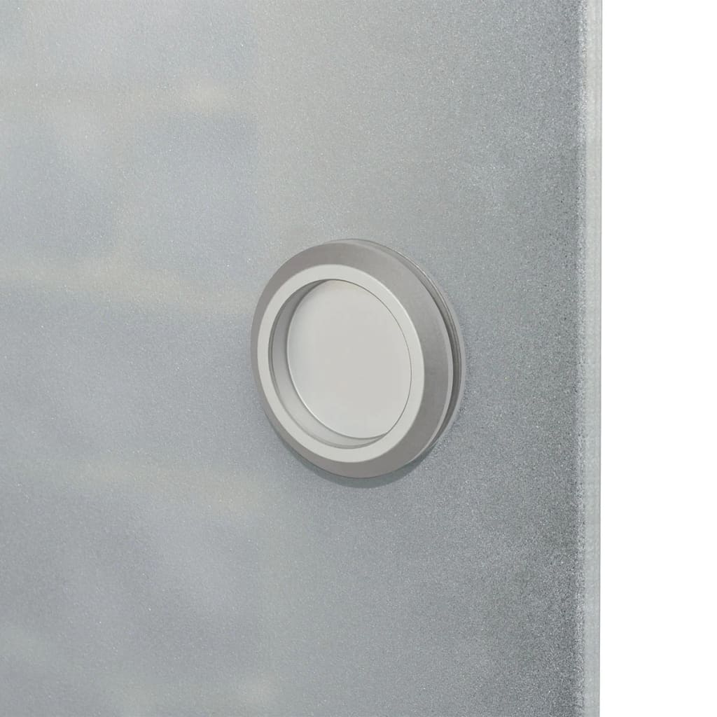 vidaXL bīdāmās durvis, stikls un alumīnijs, 178 cm, sudraba krāsā