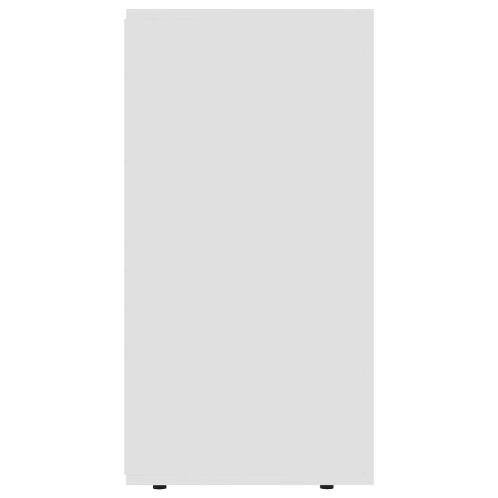 vidaXL kumode, balta, 120x36x69 cm, kokskaidu plātne