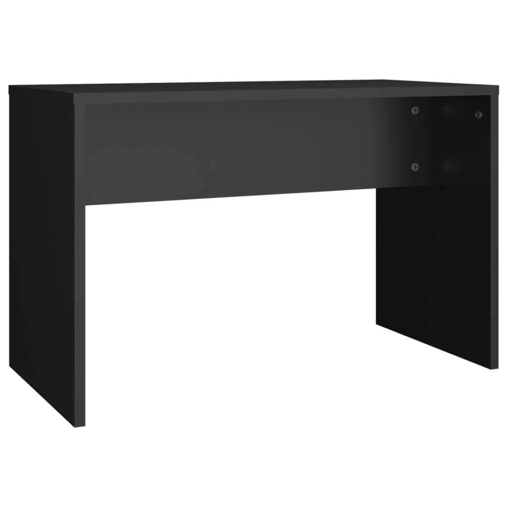 vidaXL kosmētikas galdiņš, 96x40x142 cm, melns