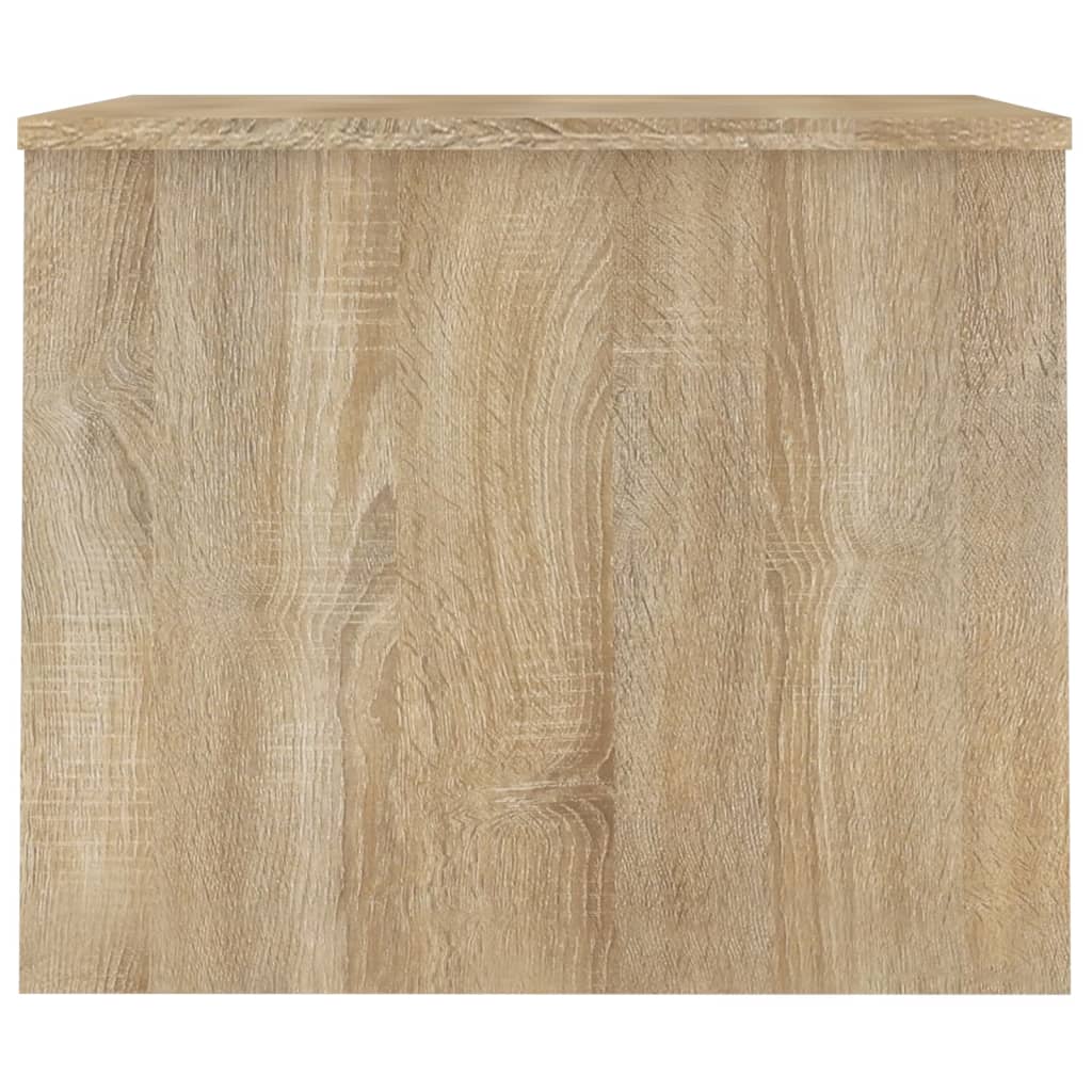 vidaXL kafijas galdiņš, ozolkoka, 80x50,5x41,5 cm, inženierijas koks