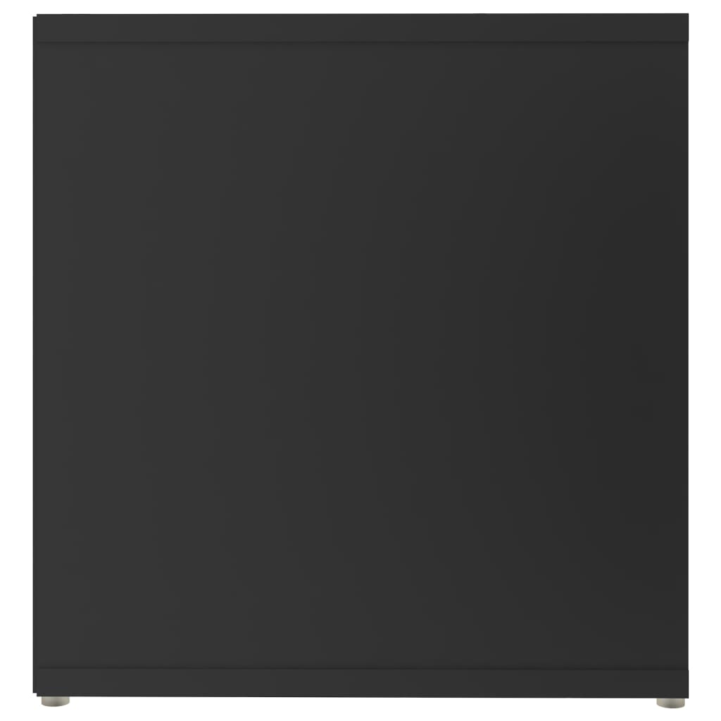 vidaXL TV plaukts, pelēks, 142,5x35x36,5 cm, skaidu plāksne
