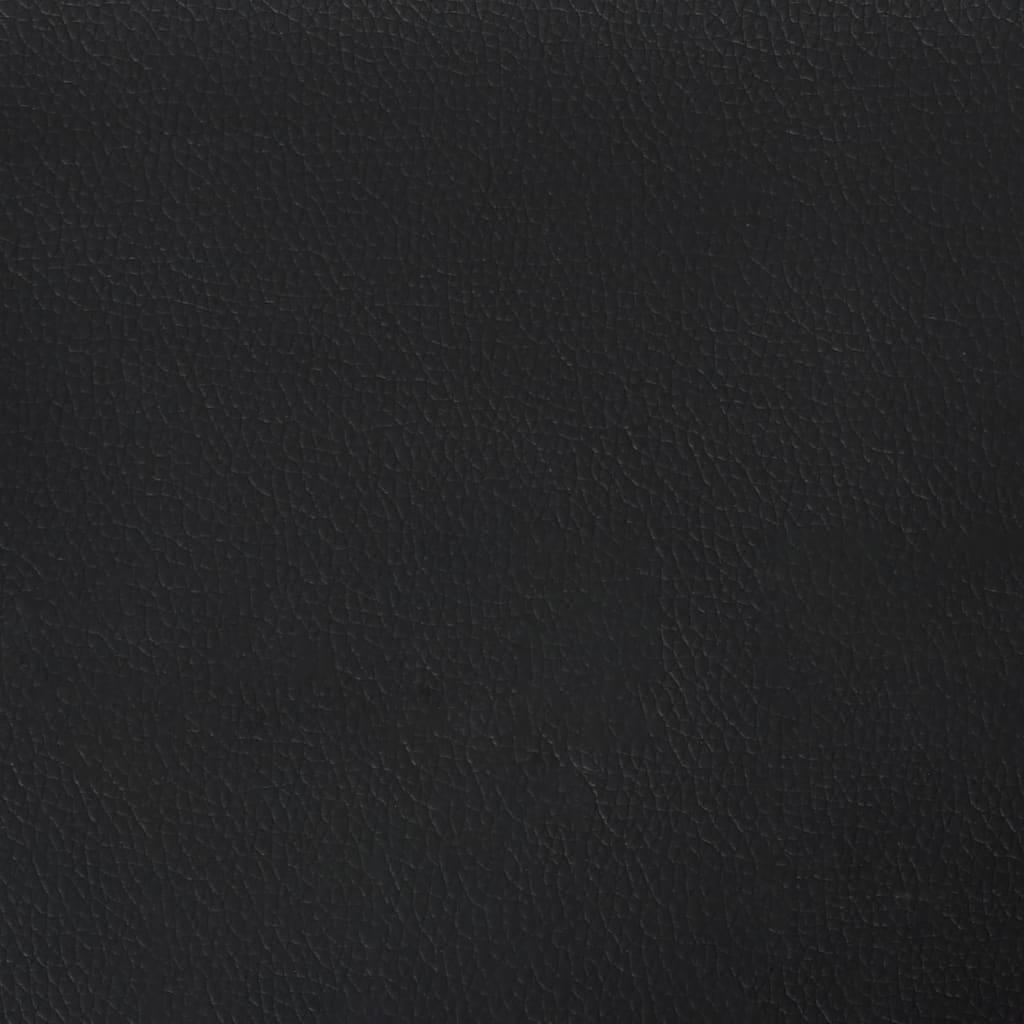 vidaXL kabatu atsperu matracis, melns, 120x200x20 cm, mākslīgā āda