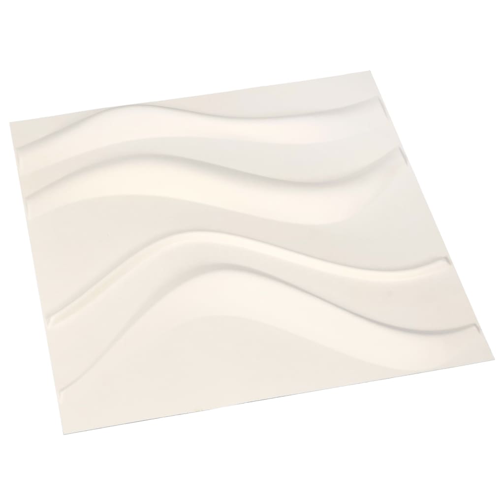 vidaXL sienas paneļi, 12 gab., 3D, 0,5x0,5 m, 3 m²