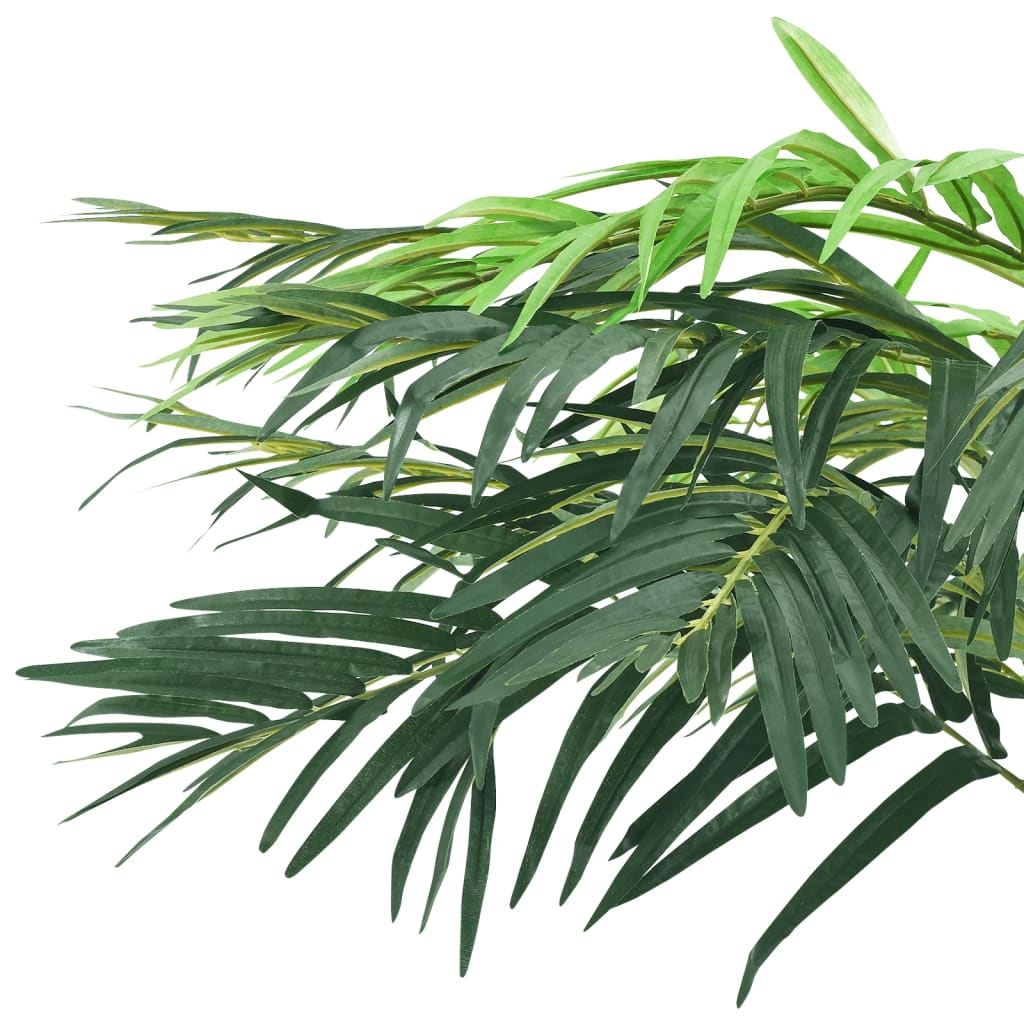vidaXL mākslīgais augs, fēnikspalma ar podiņu, 215 cm, zaļa