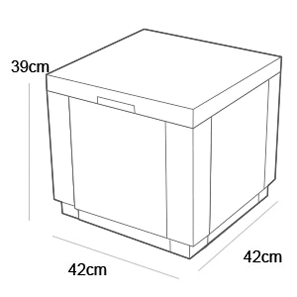 Keter dzesēšanas kaste Ice Cube, kapučīno krāsā, 223761