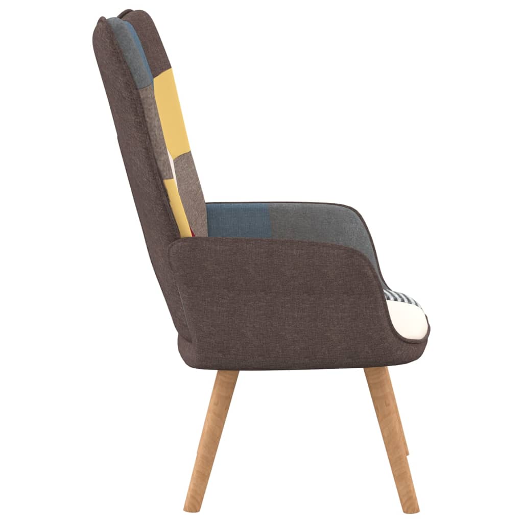 vidaXL šūpuļkrēsls, tekstilmozaīkas audums