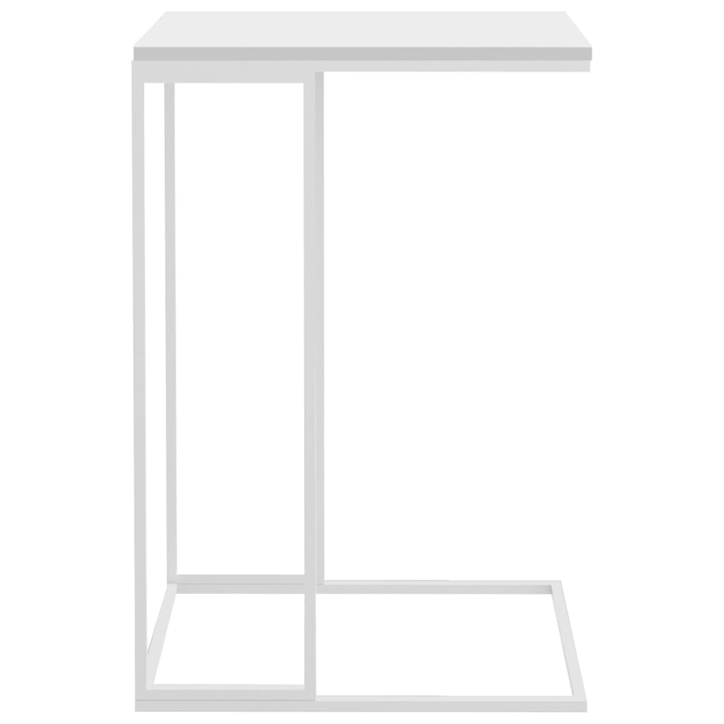 vidaXL galdiņš, balts, 40x30x59 cm, inženierijas koks