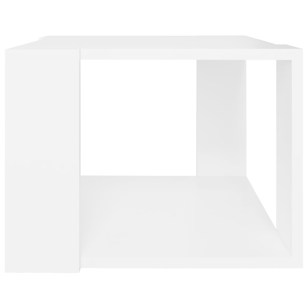 vidaXL kafijas galdiņš, balts, 40x40x30 cm, inženierijas koks