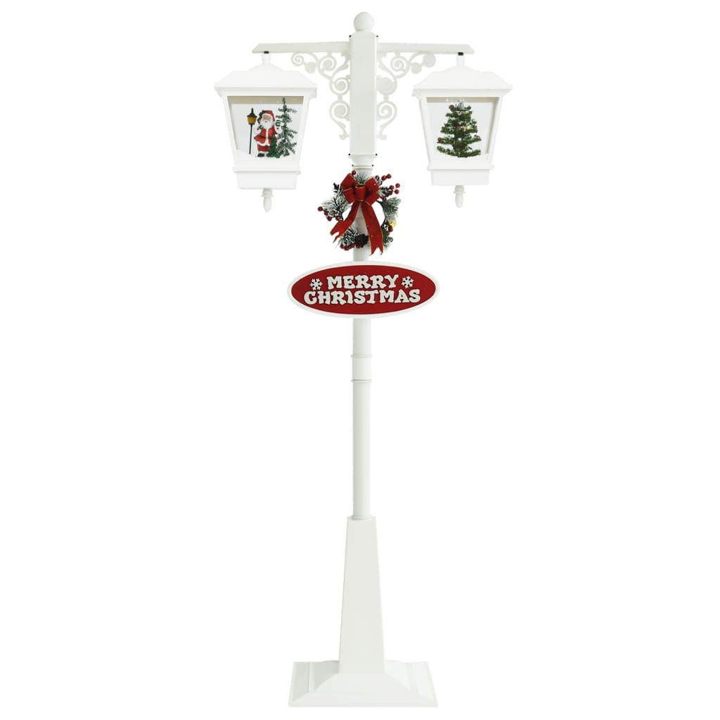 vidaXL Ziemassvētku ielas lampa ar salavecīti, 81x40x188 cm, PVC