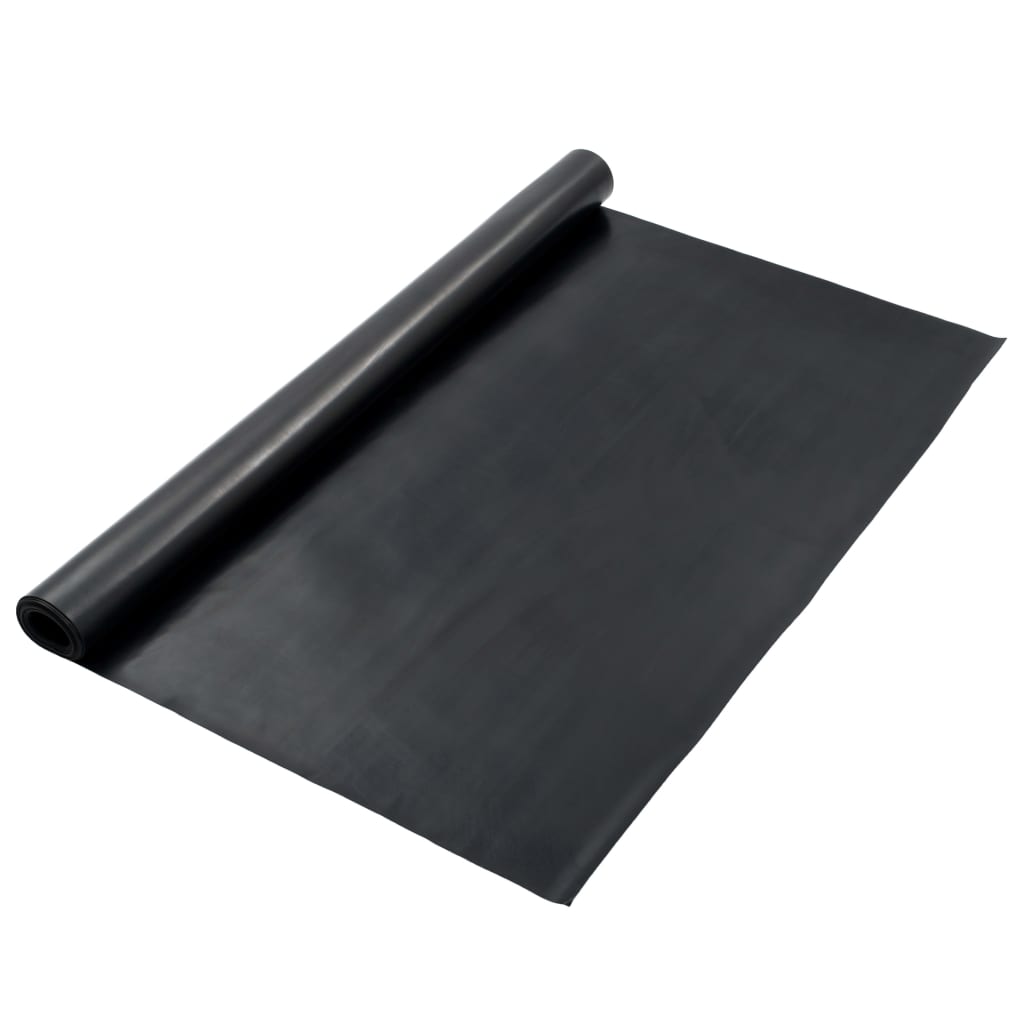 vidaXL grīdas paklājs, neslīdoša gumija, 1,2x2 m, 1 mm, gluds