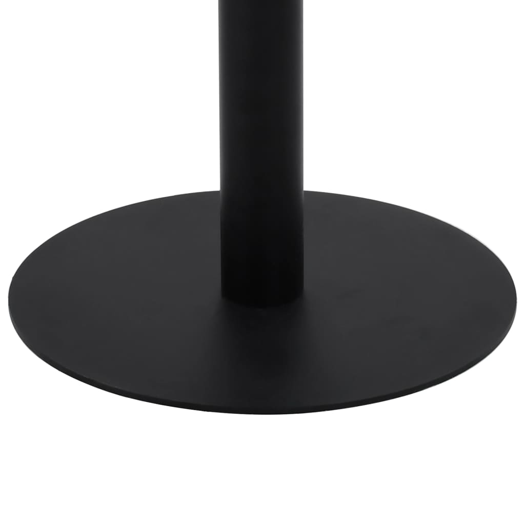 vidaXL bistro galds, tumši brūns, 80 cm, MDF