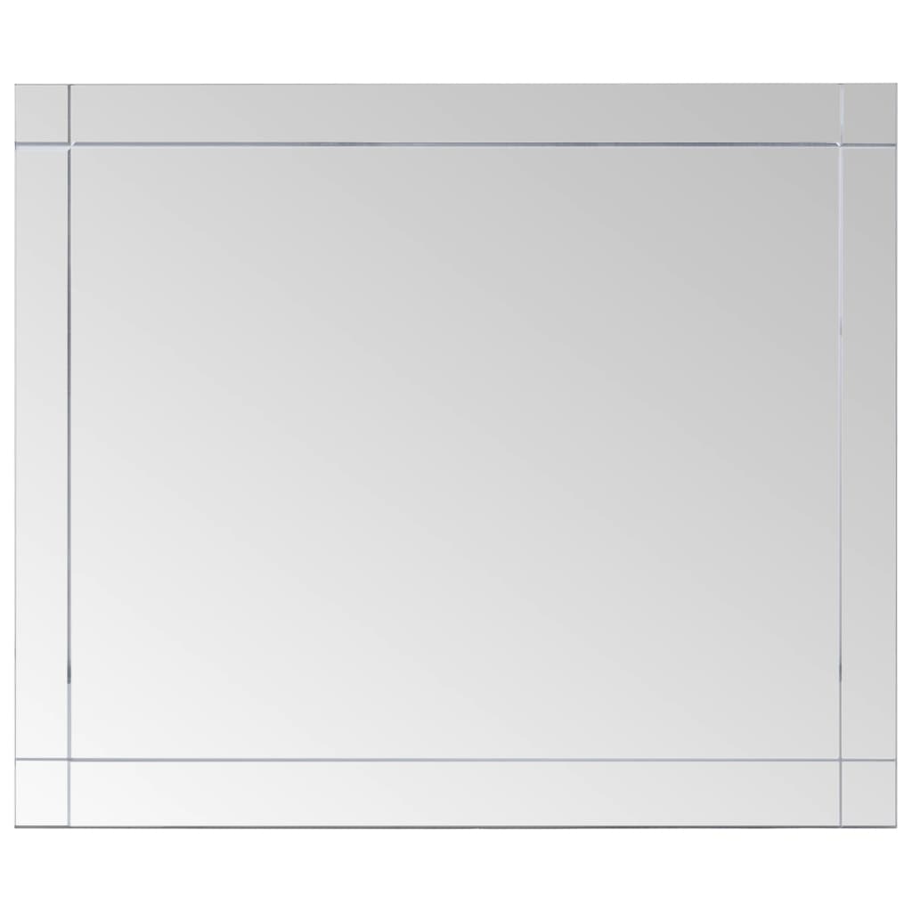 vidaXL sienas spogulis, 80x60 cm, stikls