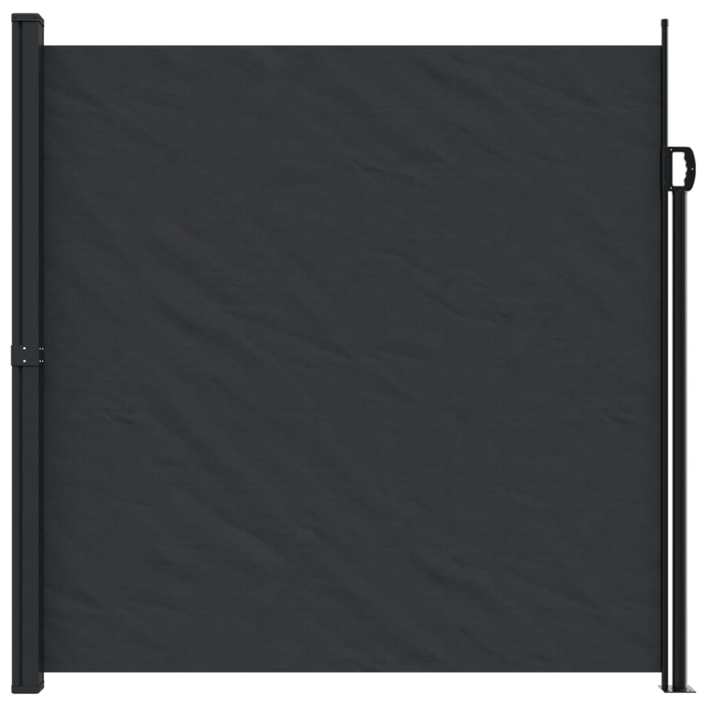 vidaXL izvelkama sānu markīze, melna, 200x600 cm